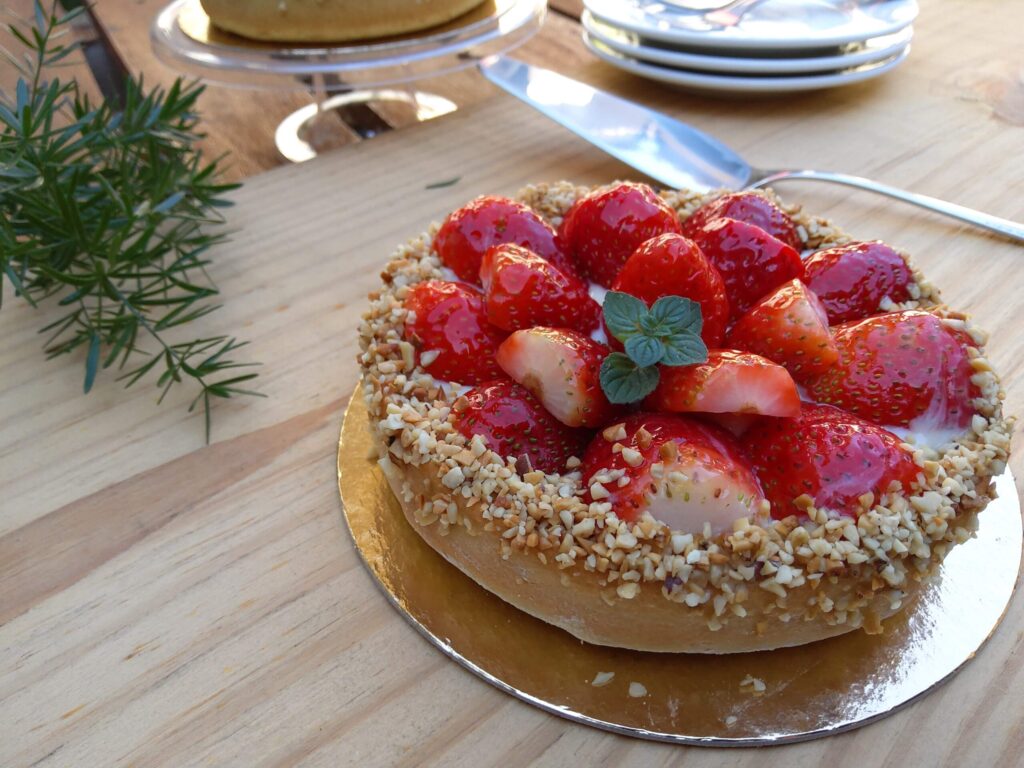 Torta de Morango Sem Glúten e Leite