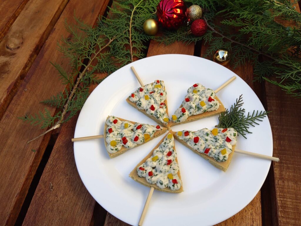 Blinis de Natal Sem Glúten