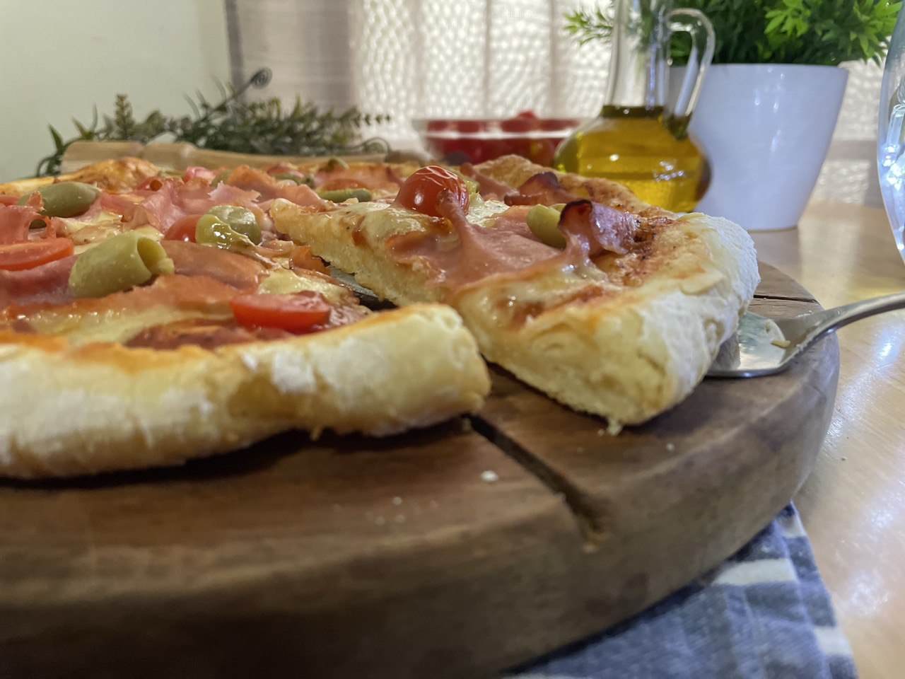 Pizza Folhada sem gluten