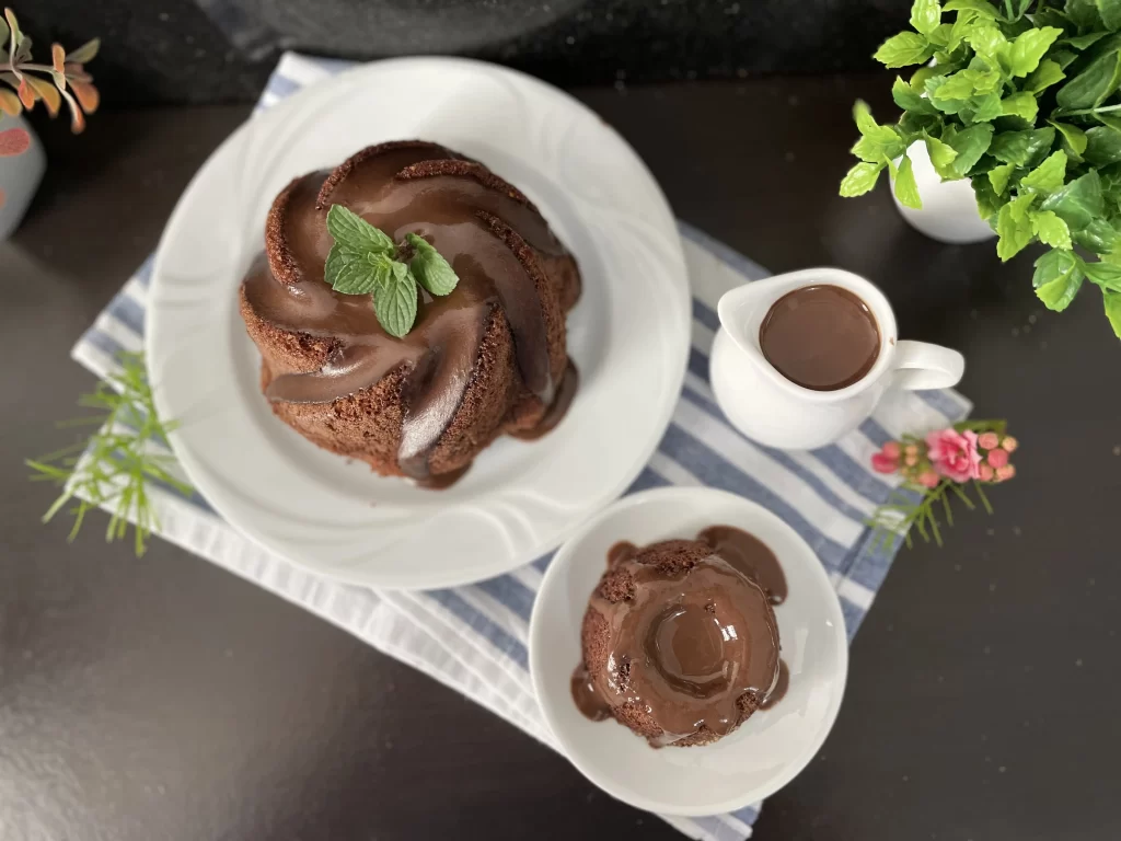 Bolo de Chocolate sem glúten e sem farinha