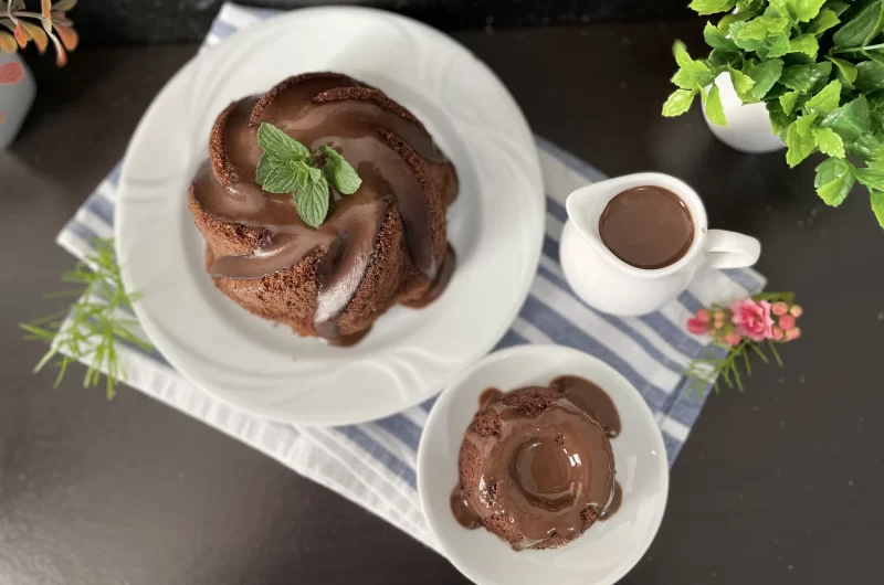 Bolo de chocolate sem farinha!